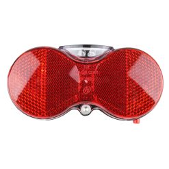 Eclairage Velo A Pile Arriere Herrmans Goggle Xi Sur Porte-Bagage Noir Entraxe 80mm (Sur Carte) Livre Avec 1 Pile Aaa