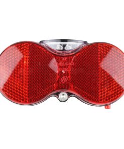 Eclairage Velo A Pile Arriere Herrmans Goggle Xi Sur Porte-Bagage Noir Entraxe 80mm (Sur Carte) Livre Avec 1 Pile Aaa