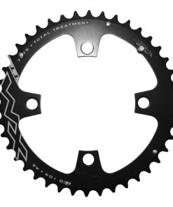 Plateau Vae-E-Bike 4 Branches D.104 Pour Yamaha Miche 42 Dents Exterieur Triple-Double Noir