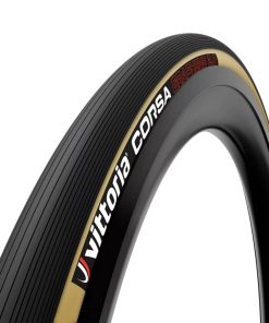Pneu Route 700 X 28 Vittoria Corsa Noir-Beige Graphene 2.0 TS (28-622) (Offre Speciale)