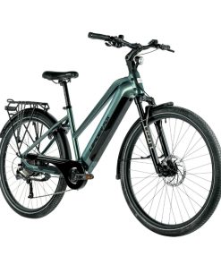 Velo Electrique-Vae VTC 29 Leader Fox Sandy Femme Vert Emeraude Brillant 9V Moteur Roue Ar Bafang 36V 45Nm Batterie 20Ah (16,5'' - H43Cm - Taille S - Pour Adulte de 158Cm À 168Cm)