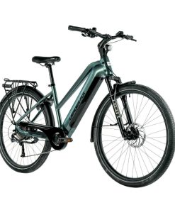 Velo Electrique-Vae VTC 29 Leader Fox Sandy Femme Vert Emeraude Brillant 9V Moteur Roue Ar Bafang 36V 45Nm Batterie 20Ah (18'' - H46Cm - Taille M - Pour Adulte de 168Cm À 178Cm)