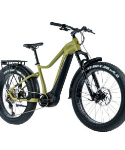 Velo Electrique-Vae VTT Fat Bike 26 Leader Fox Brasa Vert Kaki 11V Moteur Central Panasonic Gx Ultimate 36V 95Nm Batterie 20Ah (20'' - H47Cm - Taille L - Pour Adulte de 178Cm À 190Cm)