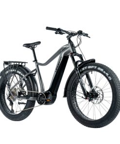 Velo Electrique-Vae VTT Fat Bike 26 Leader Fox Brasa Argent 11V Moteur Central Panasonic Gx Ultimate 36V 95Nm Batterie 20Ah (18'' - H45,7Cm - Taille M - Pour Adulte de 165Cm À 178Cm)