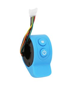 Commande - Gachette Accelerateur Pour Trottinette Cecotec Outsider, Bongo Serie A Bleu Turquoise (Avec Bouton de Demarrage) -Selection Gravity-