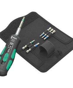 Tournevis Dynamometrique Wera 7515-7 Kraftform Safe Torque Speed Bicycle 1-4 Serrage de 2 A 6 Nm Noir-Vert (Set 7 Pieces) -Marque Allemande Pour Les Ateliers-