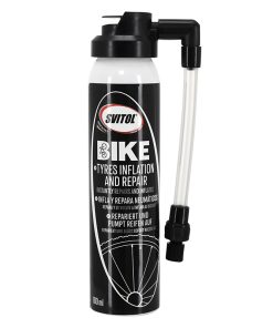 Bombe Anti-Crevaison Arexons Svitol Chambre - Boyau - Pneu Tubeless Presta-Schrader (100Ml)