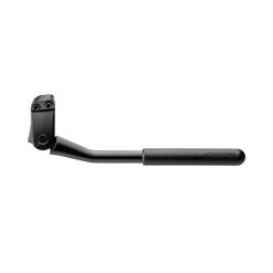 Bequille Velo Laterale Arriere Ursus Mooi+ 24-28'' Noir Reglable Fixation 2 Vis Sur Base Entraxe 18mm - Supporte 40Kgs (Livre Sur Carte) (Brevet Anti-Vibration)