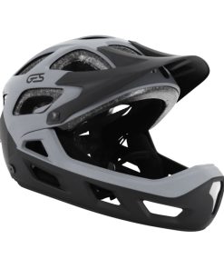 Casque Velo Descente Integral Ges D-Scent Noir-Gris Taille 52-56Cm (Vendu En Boite) - Conforme En1078
