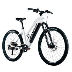 Velo Electrique-Vae VTT 29 Leader Fox Arimo Femme Blanc Brillant 9V Moteur Roue Ar Bafang 36V 45Nm Batterie 20Ah (19'' - H48Cm - Taille L - Pour Adulte de 178Cm À 185Cm)