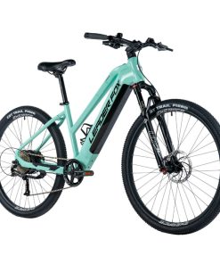 Velo Electrique-Vae VTT 29 Leader Fox Arimo Femme Vert Clair 9V Moteur Roue Ar Bafang 36V 45Nm Batterie 20Ah (17,5'' - H45Cm - Taille M - Pour Adulte de 168Cm À 178Cm)