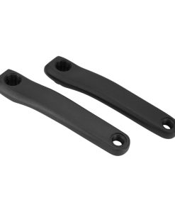 Manivelle Droite + Gauche Stronglight Magan4 170mm Noir Isis Pour Bosch Génération 1 -2 et 4-Brose (Deport 10mm - Diam Cannelures 17mm)) - Sans Vis (Montage Atelier)