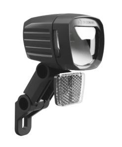Eclairage Velo Vae - E-Bike Herrmans Mr10+ Option Plein Phare 240 - 450 Lumens Noir Avant Sur Fourche (Livre Avec Patte) 12V - Vendu En Boite