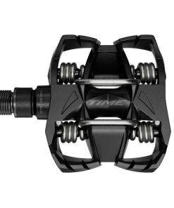 Pedale Vtt Automatique Time Mx4 Dh-Trail Noir Avec Cales Atac 13°, 17° (Paire)