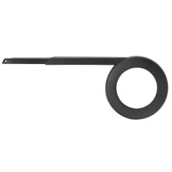 Pare-Carter Chaine Herrmans Pour Velo Musculaire 42-44 Dents Diam 140 mm L 319 mm Noir Mat - Vopir Ref 201239