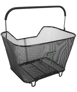 Panier Arriere Fil Acier Racktime Bask It Large Noir Avec Anse Sur Porte Bagage Racktime (43X29X31 Cm) - Vendu Sans Platine Compatible Systeme Racktime Snapit 2.0 et Snap It (178260 - 199818)