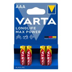 Pile Lr03 1.5V Varta Alcaline Longlife Max Power Lr03 - Aaa (Vendu Par 4)
