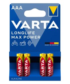Pile Lr03 1.5V Varta Alcaline Longlife Max Power Lr03 - Aaa (Vendu Par 4)