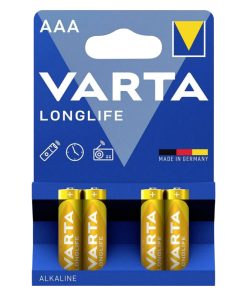 Pile Lr03 1.5V Varta Alcaline Longlife Lr03 - Aaa (Vendu Par 4)