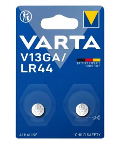 Pile Bouton Lr44, V13Ga Varta Alcaline 1,5V (Vendu Par 2)