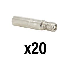 Prolongateur-Extension de Valve Clapet Anti Retour Compatible Trottinette Diam 8 mm Longueur 33 mm (Vendu Par 20)