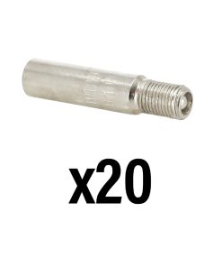 Prolongateur-Extension de Valve Clapet Anti Retour Compatible Trottinette Diam 8 mm Longueur 33 mm (Vendu Par 20)