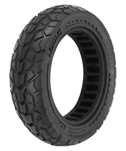 Pneu Trottinette Plein Cross 10 X 2.50 Noir - Largeur Interieur 45 mm (Pour Segway Ninebot Max G30 et Autres)