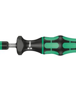Tournevis Porte Embout Dynamometrique Wera 7400 1-4 Serrage de 0,1A 3 Nm Noir-Vert (Vendu A L'Unite) -Marque Allemande Pour Les Ateliers-