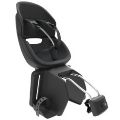 Porte Bebe-Siege Enfant Arriere Prodigee Icon A Fixer Sur Cadre Noir Coussin Noir Avec Serrure (Jusqu'A 22 Kg Max) (Homologue Ce En 14344)