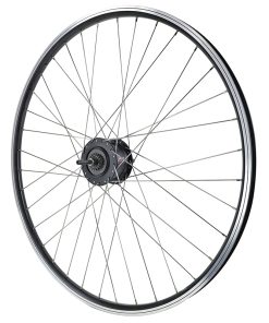 Roue VTC Patin 700 X 35 - 28" Er10 Arriere Noir Double Paroi Moyeu Nexus 7V 36 Rayons Inox (Sg-C30001-7R)