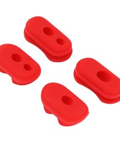 Support-Passe Cable Trottinette Pour Xiaomi M365, Essential, 1S, Pro, Pro 2, Mi 3 Silicone Rouge (Vendu Par 4) -Gravity-