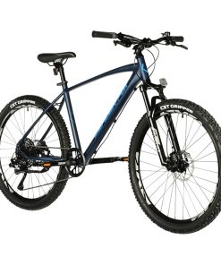 Velo Musculaire VTT 26 Leader Fox Factor 2025 Bleu Nuit Mat 9V Cadre 14 Pouces (Taille Junior 140 À 148 Cm) -Hydraulique A Disque-