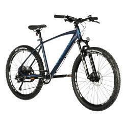 Velo Musculaire VTT 26 Leader Fox Factor 2025 Bleu Nuit Mat 9V Cadre 18 Pouces (Taille 156 À 164 Cm) -Hydraulique A Disque-