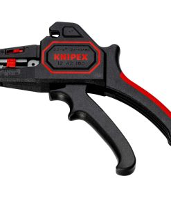 Pince A Denuder Pro Knipex Automatique A Reglage 180mm Denudage Fil de 0,2 A 6mm², Coupe Fil Jusqu'A 2,5mm² (12 62 180) -Made In Germany -