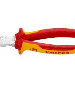 Pince A Denuder Coupante Pro Knipex Compact 160mm Chrome Poignee Isolee Certifiees Vde (13 96 200) -Made In Germany -