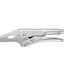 Pince A Etau Bec Long Pro Knipex 165mm Zinguee Avec Vis de Reglage (41 34 165) -Made In Germany-