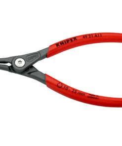 Pince A Circlips Exterieur Pro Knipex 140mm Diam Circlips 10 A 25mm Gris Antirouille Pointe 0,9mm (Coudee) (49 21 A01) -Made In Germany-