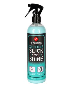 Nettoyant Velo Weldtite Pour Fourche et Pneu Silicone Slick N Shine (Spray 400Ml)