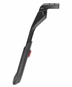 Bequille Velo Laterale Arriere Newton 24-29'' Noir Reglable Fixation 2 Vis Sur Base Entraxe 18mm (Fixation A La Verticale)