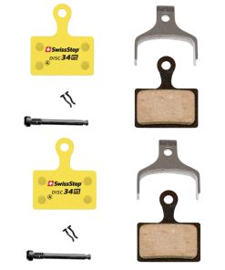 Plaquette de Frein Route Shimano Dura-Ace R9170, Ultegra R8070, Tiagra R4770, Rs805, Rs505, Rs405, Rs305, Tektro R310 (Swissstop Organic Silence - Disc 34Rs Pair & Fair) (2 Paires)