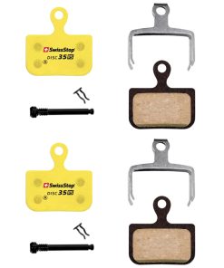 Plaquette de Frein Route - VTT SRAM Red et Force Etap Axs, Level Ultimate et Tlm B1 (Swissstop Organic Silence - Disc 35Rs Pair & Fair) (2 Paires) - Compatible Vae