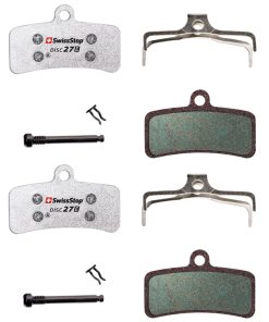 Plaquette de Frein VTT Shimano Xtr M9120 Xt M8120-M8020 Slx M7120 Saint M820-M640-810, Trp, Tektro (Swissstop Organic - Disc 27E - Pair & Fair)(2 Paires) - Compatible Vae et Moto Electrique Sur-Ron