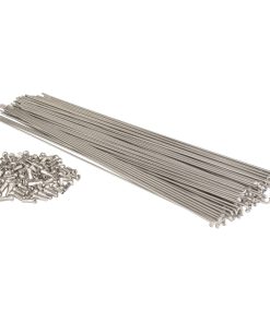Rayon Inox Argent Velox Mach1 2mm L 256mm Tete Coudee Avec Ecrou (Boite de 100)