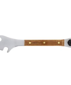 Outil Cle A Pedale Wood 15mm + Douille 14 & 15 mm Manche Bois Newton
