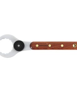 Outil Demonte Cuvette - Boitier Pedalier Wood 16 Canelures + Demonte Vis Manivelle Manche Bois Newton