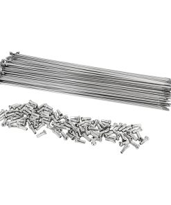 Rayon Inox Argent Velox Mach1 2mm L 244mm Tete Coudee Avec Ecrou (Boite de 100)