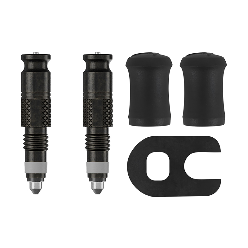 Adaptateur Valve de Pneu Tubeless Presta Vers Schwalbe Clik Valve Obus Demontable (Vendu A La Paire Sur Carte)