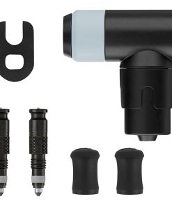 Adaptateur Valve de Pneu Tubeless Presta Vers Schwalbe Clik Valve Obus Demontable + Tete de Pompe (Vendu A La Paire Sur Carte)