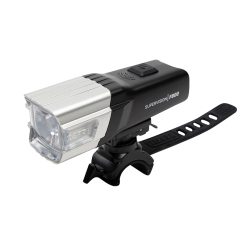 Eclairage Velo Usb Avant Sur Cintre Guidon Zefal Supervision F800 Lumens Noir