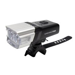 Eclairage Velo Usb Avant Sur Cintre Guidon Zefal Supervision F1500 Lumens Noir